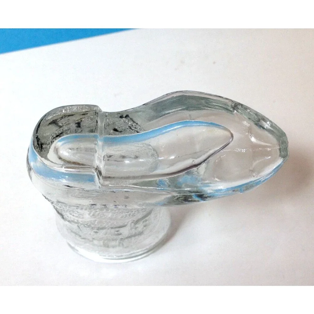 Jim Beam Shot Glass Whiskey Boot Shape Vintage